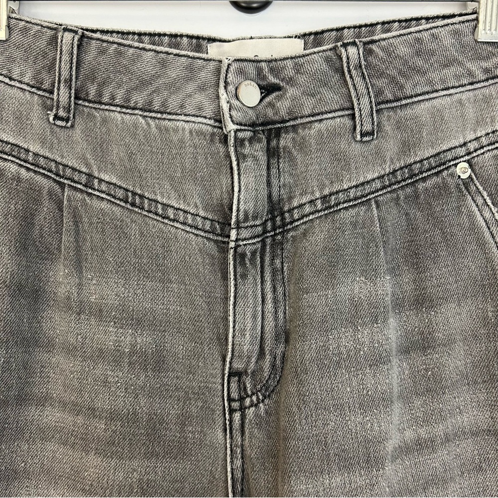 Ba&shHigh Waisted Grey Wide Leg "Lady Jeans Size M - Picture 6 of 14